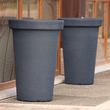 Blumenkübel SET Pflanzkübel mit Pflanzeinsa...