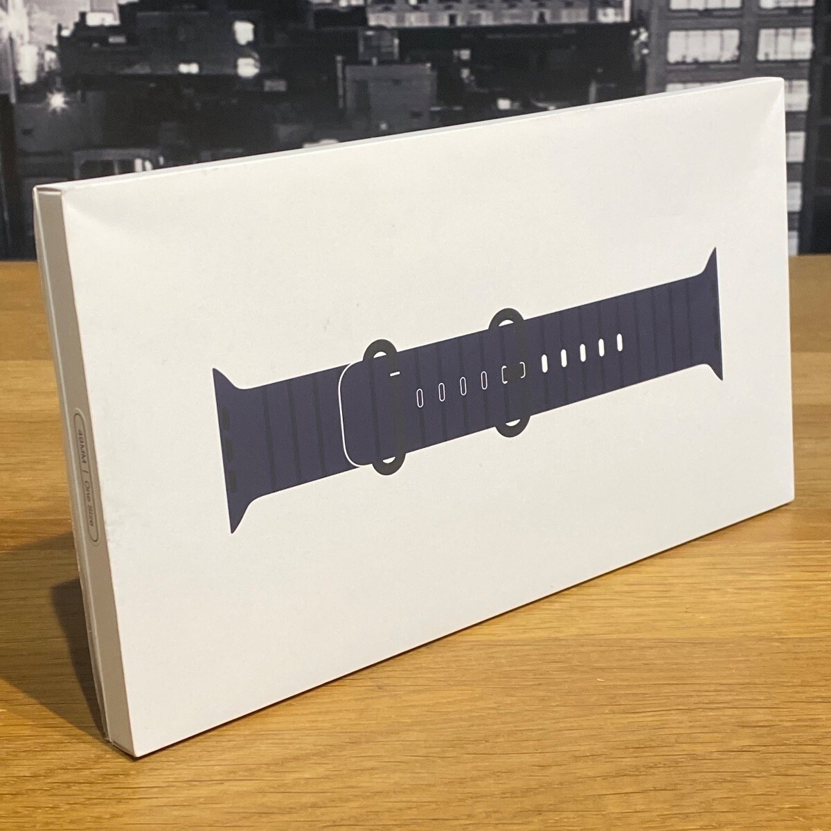 Apple Watch Ultra Strap 49mm Navy Ocean Band Black Titanium Finish