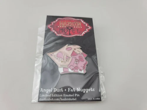 Hazbin Hotel Angel Dust + Fat Nuggets Limited Edition Enamel Pin