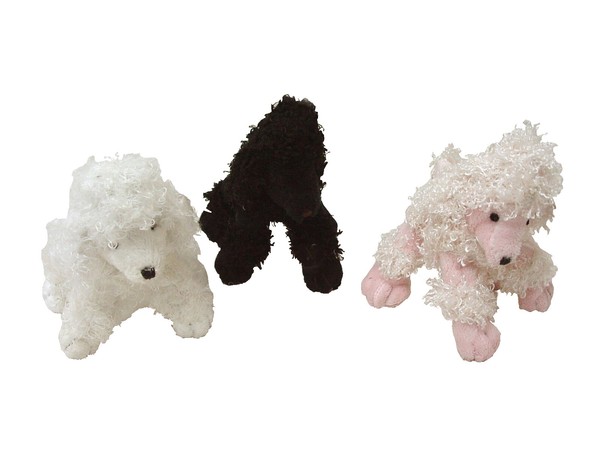 (00397-34184) PELUCHE INFANTIL PEQUEÑO PERRITA CANICHE VARIADO