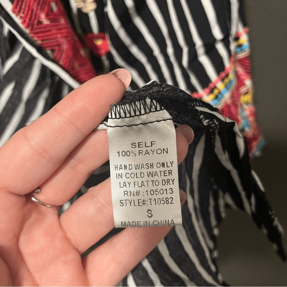 Savannah Jane EMBROIDERED STRIPED CARDIGAN - image 13