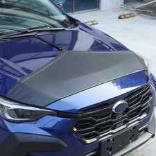 PU Leather Car Bonnet Hood Bra Wind Bug Deflectors For Subaru Crosstrek 2024+