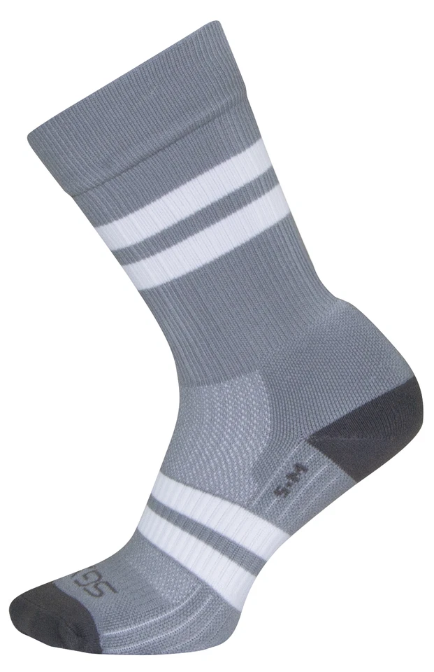 Socks - SockGuy - New School Gray S/M 7" SGX Cycling/Running NEW - Image 4 of 4