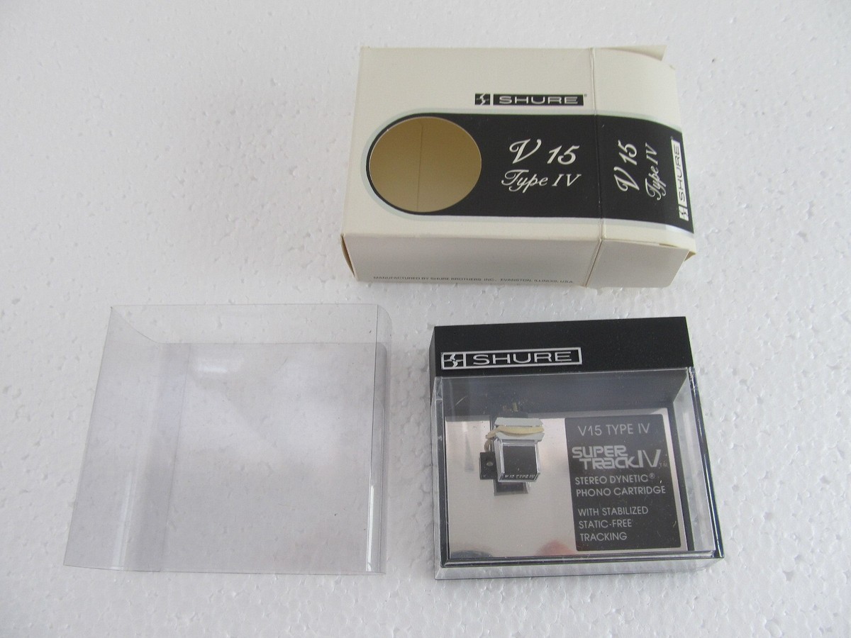 SHURE V15 Type IV Cartridge Stereo Dynetic Phono Cartridge w