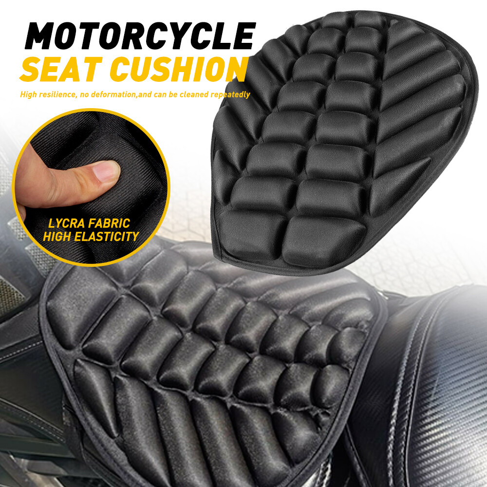 Motorcycle Seat Comfort Cushion Air Pad Seat Cover Gel Seat Pressure Relief