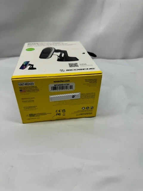 Scosche Magic Mount Pro Charge 5 montaje en tablero o ventilación carga inalámbrica magnética Foto 3 de 4