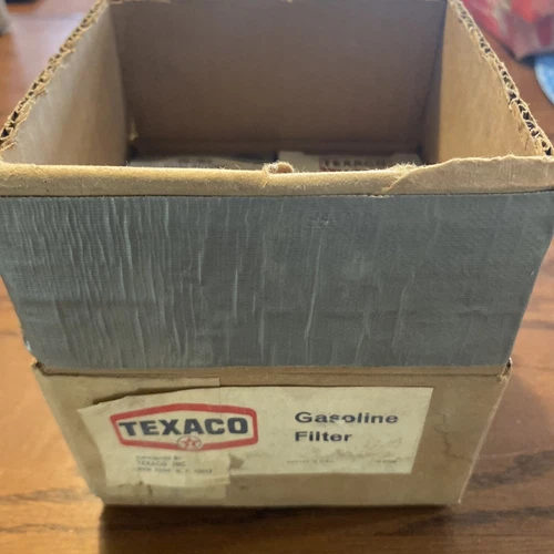 Vintage Texaco Fuel Filter TG-12 NOS Gas Station Gas & Oil Advertising Display