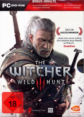 The Witcher III 3 Wild Hunt Day One Edition mit Bonus (PC DVD-ROM) NEU & OVP!