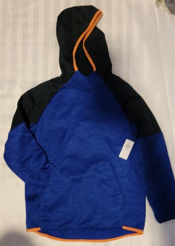 Old Navy Boys Size Large (10) Color Block Techie Fleece Pullover Hoodie .. $27 - Picture 4 of 5
