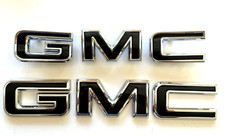 2021-2022 Gmc Canyon Emblems In Chrome Black Gm Oem New 84907452