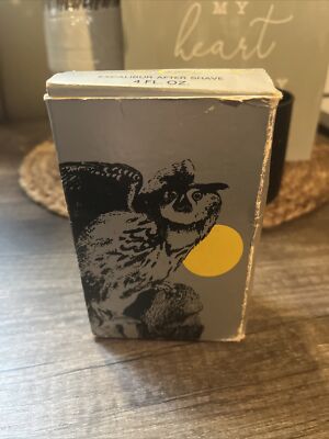 Vintage 1969 Avon for Men ''WISE CHOICE'' Excalibur After Shave FULL 4 oz. - NEW