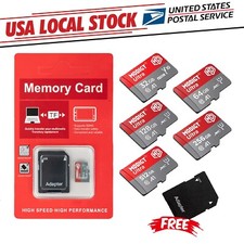 Micro SD Card 32GB 64GB 128GB 256GB Ultra Micro SD TF Memory Card Adapter lot