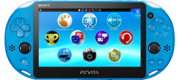 Sony Pch 00za23 Playstation Vita Aqua Blue For Sale Online Ebay