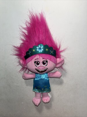 NWT Dreamworks Trolls World Tour 8 Inch Small Plush Poppy, Ages 3+