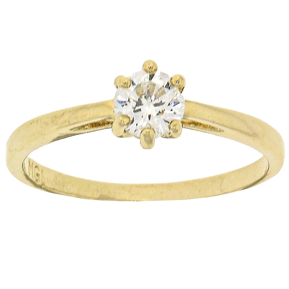 Anillos de Moda Blanco Latón chapado