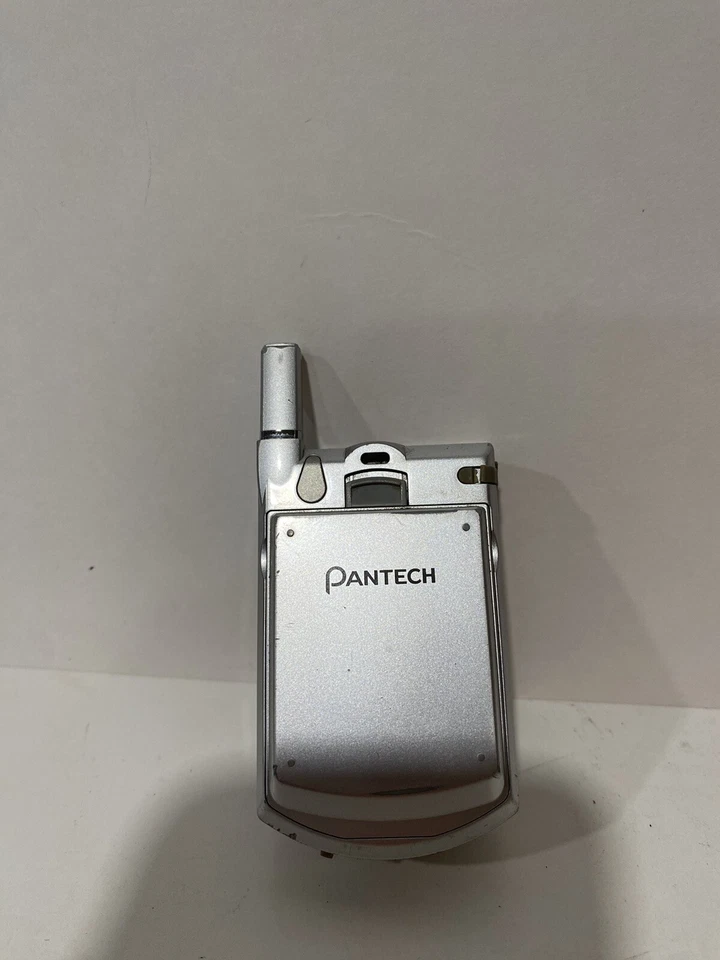 Pantech PG-C300 - Silver (AT&T / Cingular)  Tiny Flip Phone Rare - Image 2 of 4