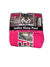 L Womens RealTree Hot Pink Relaxed Fit Sleep PJ Pant NEW! NWT