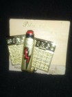 BINGO LOVERS LAPEL/DR PIN BY PRIMAVERA GOLD TONE  2 BINGO CARDS AND MARKER — photo 1