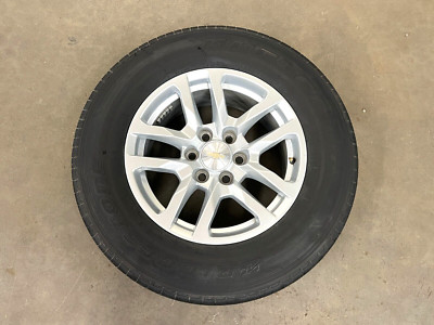  19-22 CHEVROLET SILVERADO 1500 RIM WHEEL TIRE 255/70/18 18X8.5 OEM LOT2552