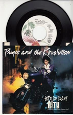 PRINCE - LET'S GO CRAZY - PROMO WARNER BROS. RECORDS 45 WPS - GREAT SHAPE