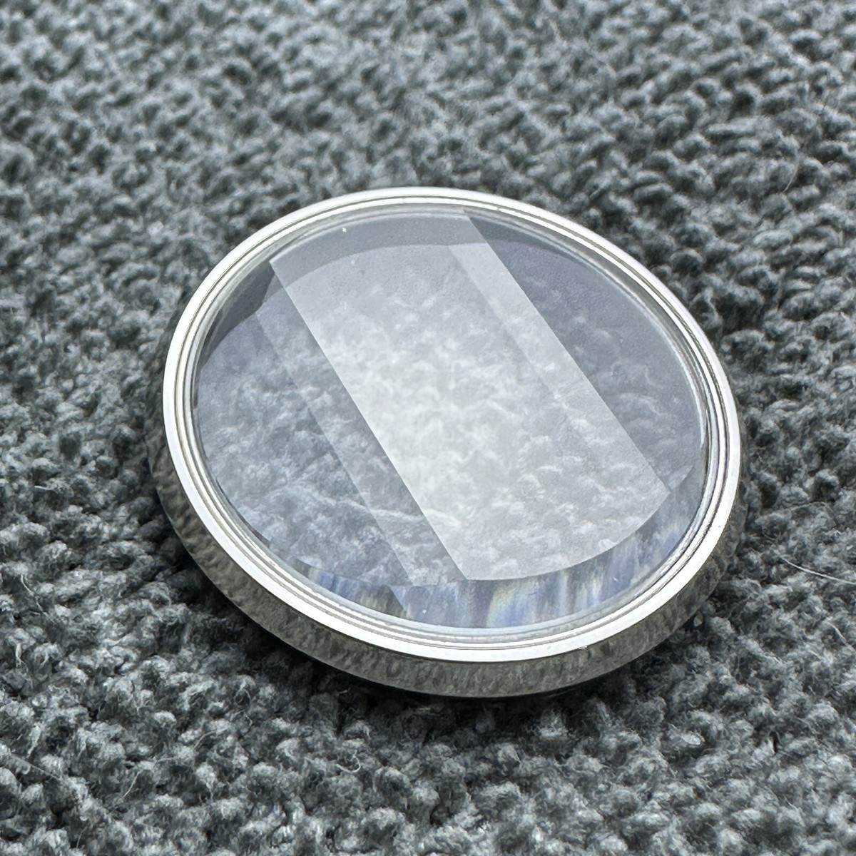 NOS FACETED GLASS CRYSTAL+BEZEL+GASKET SEIKO LADY 2205-0670 2205