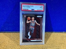 L10-71 BASKETBALL CARD - TRAE YOUNG ROOKIE - GRADE 9 - 2018 PANINI PRIZM - #78. rookie card picture