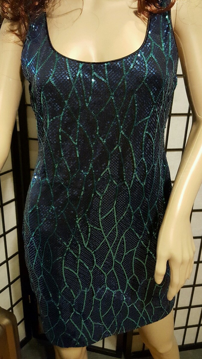 lily rose sequin dress Pink Lily Rose Gold Sequin Dress with Exposed Back Dress- Size M