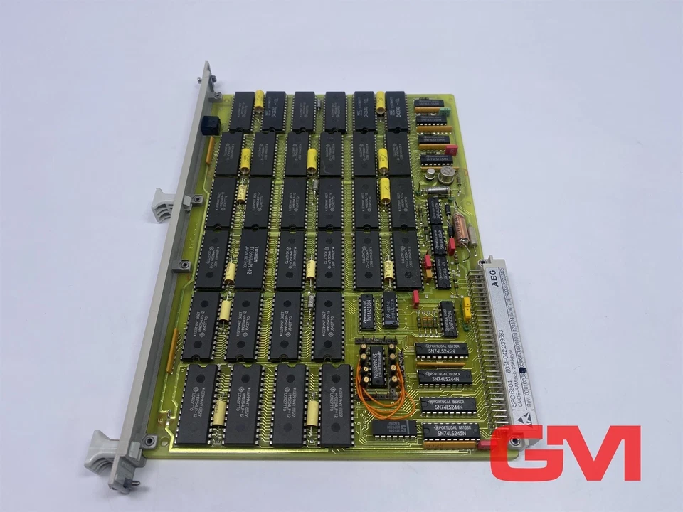 AEG Memory Module 6051-042.239683 CMOS-RAM Sfc 6504 256kbyte PCB Rev.04 - Image 4 of 4