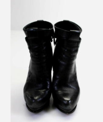 Costume national black side buckle boots size 10 (43) Shoes | Costume National Black Side Buckle Boots Size 1 43  main image 4
