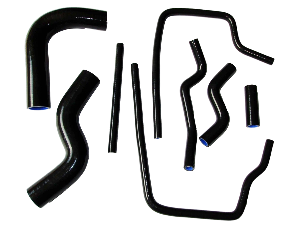 Черный силиконовый шланг радиатора для 96-00 SUBARU IMPREZA GC8 EJ20 STI WRX GT MK3-6 - Изображение 4 из 4