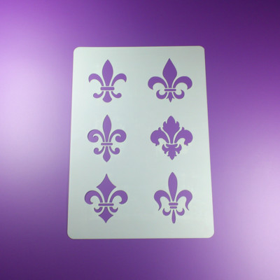 A4 Schablone Fleur de Lis Französische Lilie - BO432