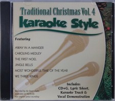 Traditional Christmas Volume 4 Karaoke Style NEW CD G Daywind 6 Songs