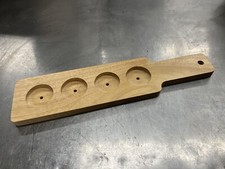 Wood Beer Sampler Paddle With 4 Slots