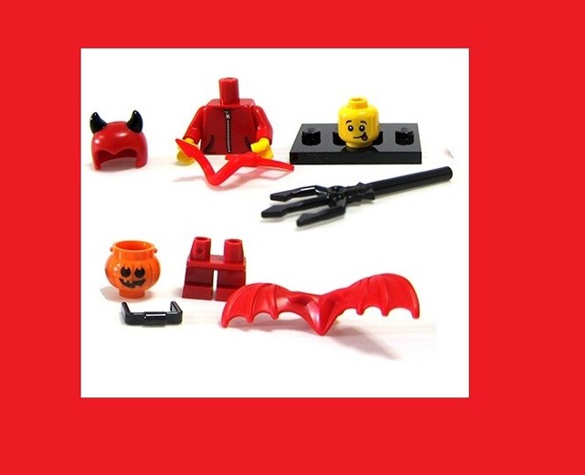 SEALED Lego Series 14 16 Skeleton Devil Imp Costume Pumpkin 71010 Minifigure | eBay