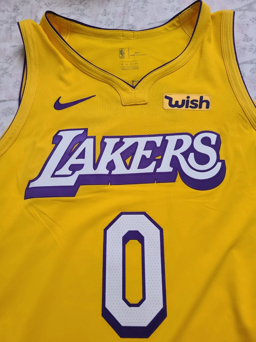 Nike authentic Lakers Jersey Kyle Kuzma city lore Shaq design rare sz 58  2xl 3xl