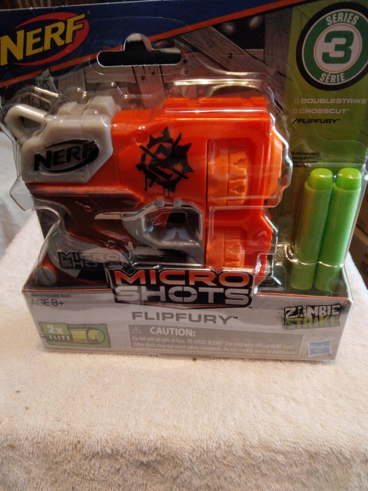 NERF Micro Shots Flipfury Zombie Hasbro (New) Nerf Gun. Gift! | eBay