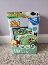 Animal Crossing 4 piece Full Sheet Set