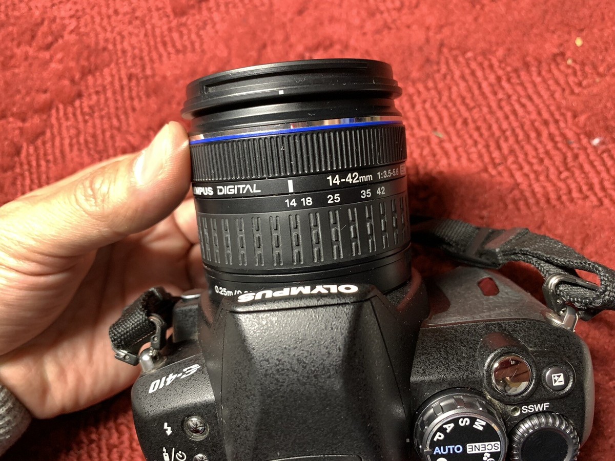 Olympus E-410 Four Thirds DSLR Camera Body W/ 14-42mm Lens TESTED