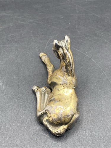PMC Pewter Horse Foal Figurine Resting Horse Laying Down Pewter - Picture 5 of 11