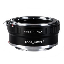 K F CONCEPT AI-NEX Nikon F Lenses for Sony E NEX/Alpha Camera Body Lens Adapter