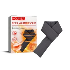 HouKea Heating Scarf, Winter Neck Protector Hot Compress Neck Cover Cold Anti-Fr