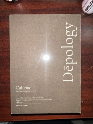 NEW SEALED Depology Caffeine Body Firming Serum Oil 5.07 oz 150 ml   Exp 07/2028