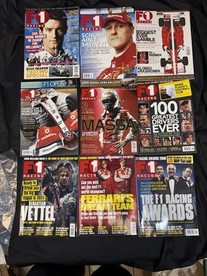 Lot Of 9 F1 Magazine 2005 2006 2007 2008 2009 