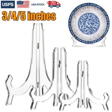 6x 3''- 5'' Acrylic Easel Stand, Display Stand, Plate Holder for Display, Photo