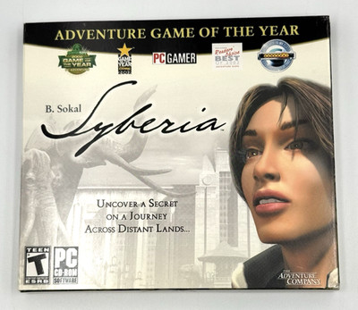 Title: Syberia PC CD-ROM Game NEW Sealed Adventure Game of the Year Edition