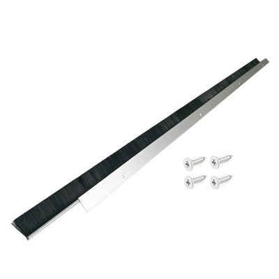 4 Packs Door Sweep Brush 0.98'' W x 39.37'' L, Retsun Aluminum Door Bottom Seal...