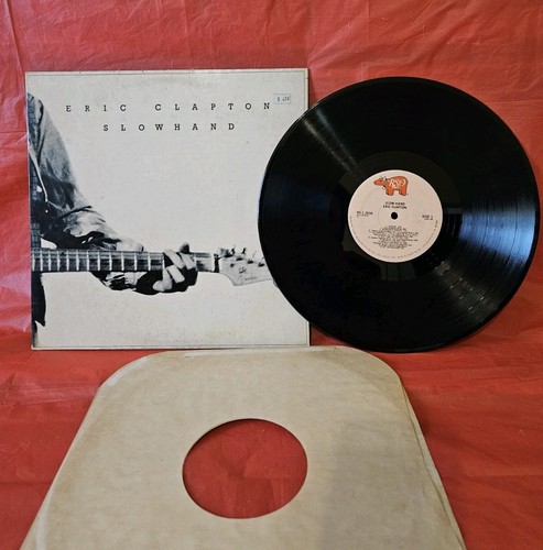Eric Clapton Slowhand RSO Vinyl Record 1977 LP Cocaine Wonderful ...