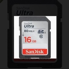 4 SanDisk Ultra 16GB SDHC UHS-I Class 10 High Speed Memory Cards