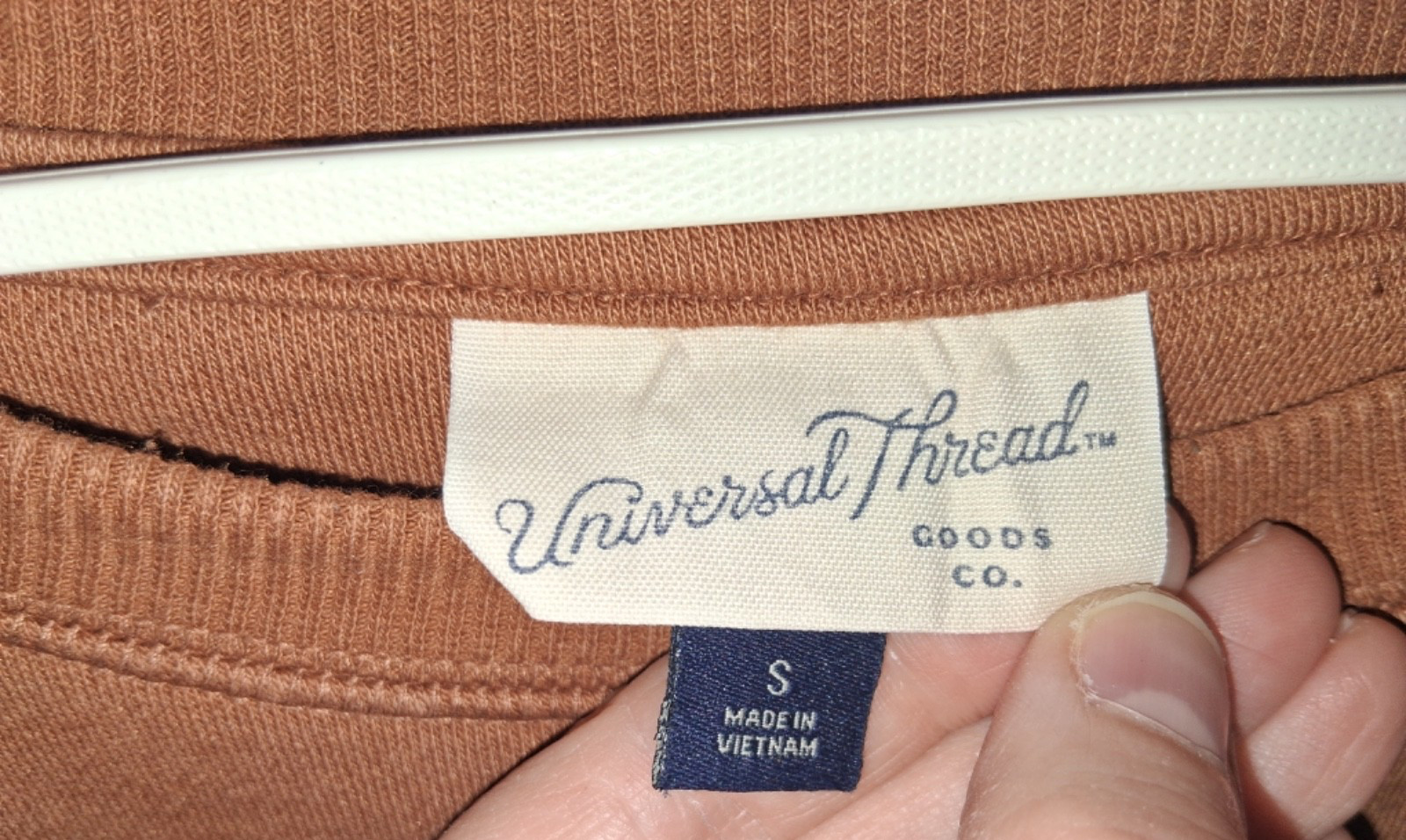 Universal Thread Size S brown cropped fleece swea… - image 7