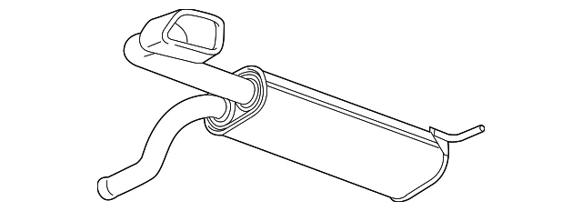 Genuine GM Exhaust Muffler 39058004 Foto 2 de 3